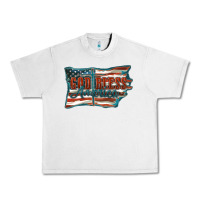 Lunar Rock God Bless America Urban Heavy Tee - FaDigitalArtStudio