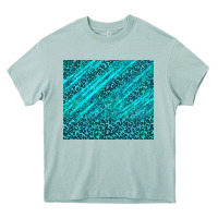 Arona blue glitter with leopard pattern Heavy Core Tee - TumblerDesignByShophia