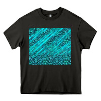 Asphalt blue glitter with leopard pattern Heavy Core Tee - TumblerDesignByShophia