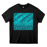Black blue glitter with leopard pattern Heavy Core Tee - TumblerDesignByShophia