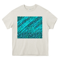 Cream blue glitter with leopard pattern Heavy Core Tee - TumblerDesignByShophia