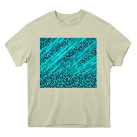 Mossy blue glitter with leopard pattern Heavy Core Tee - TumblerDesignByShophia