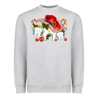 Heather Grey dental Christmas teeth and candies Heavyweight Sweatshirt - AdoDesignShop