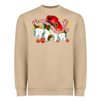 Mushroom dental Christmas teeth and candies Heavyweight Sweatshirt - AdoDesignShop