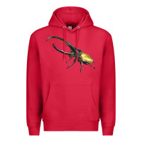 Cardinal Hercules Beetle Side Premium Hoodie - LillyAllenDesigns