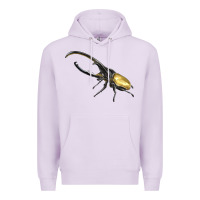 Lilac Hercules Beetle Side Premium Hoodie - LillyAllenDesigns