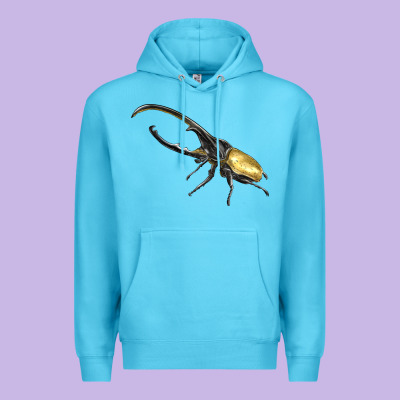 Hercules Beetle Side Premium Hoodie Designed By Lillyallendesigns