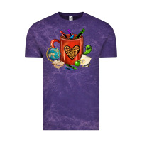 Cloud Purple teacher crayons coffee mug Vintage Tee - FaDigitalArtStudio