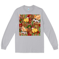 Moon Dust christmas chicken Long Sleeve Tee - FaDigitalArtStudio