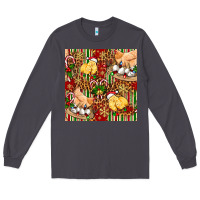 Smoke christmas chicken Long Sleeve Tee - FaDigitalArtStudio