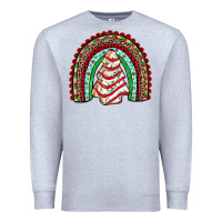 Heather Grey little debbie tree cakes rainbow Premium Sweatshirt - JahusDesignShop