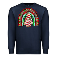 Navy little debbie tree cakes rainbow Premium Sweatshirt - JahusDesignShop