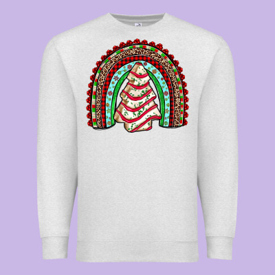 Little Debbie Tree Cakes Rainbow Premium Sweatshirt Designed By Jahusdesignshop