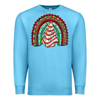 Ocean Blue little debbie tree cakes rainbow Premium Sweatshirt - JahusDesignShop
