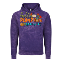 Cloud Purple hello pumpkin season Vintage Hoodie - BundleAndBundleShop