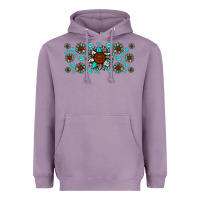 Lavender cowhide leopard sunflower gemstone Heavyweight Hoodie - JahusDesignShop