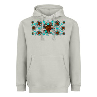 Moon Dust cowhide leopard sunflower gemstone Heavyweight Hoodie - JahusDesignShop