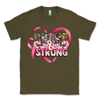 Army Green brave and strong cancer awareness Classic Tee - CowGirlArtShop