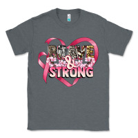 Charcoal Heather brave and strong cancer awareness Classic Tee - CowGirlArtShop