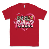 Red brave and strong cancer awareness Classic Tee - CowGirlArtShop