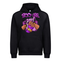 Black Boo-jee Halloween afro sneakers Urban Hoodie - RanaPortraitStore