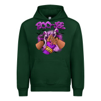 Forest Green Boo-jee Halloween afro sneakers Urban Hoodie - RanaPortraitStore