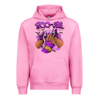 Fuchsia Pink Boo-jee Halloween afro sneakers Urban Hoodie - RanaPortraitStore