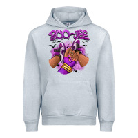 Heather Grey Boo-jee Halloween afro sneakers Urban Hoodie - RanaPortraitStore
