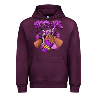 Mauve Wine Boo-jee Halloween afro sneakers Urban Hoodie - RanaPortraitStore