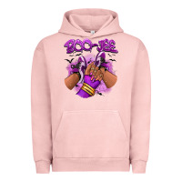 Pigment Salmon Boo-jee Halloween afro sneakers Urban Hoodie - RanaPortraitStore