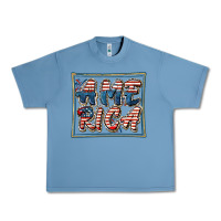 Pebble Blue America Urban Heavy Tee - FaDigitalArtStudio