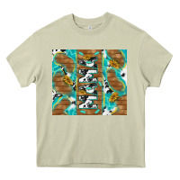 Mossy cowhide mama with rustic teal wood Heavy Core Tee - TumblerDesignByShophia