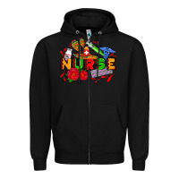 Black mexican nurse Zipper Hoodie - AdoDesignShop