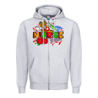 Heather Grey mexican nurse Zipper Hoodie - AdoDesignShop