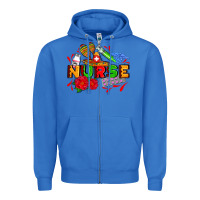 True Royal mexican nurse Zipper Hoodie - AdoDesignShop