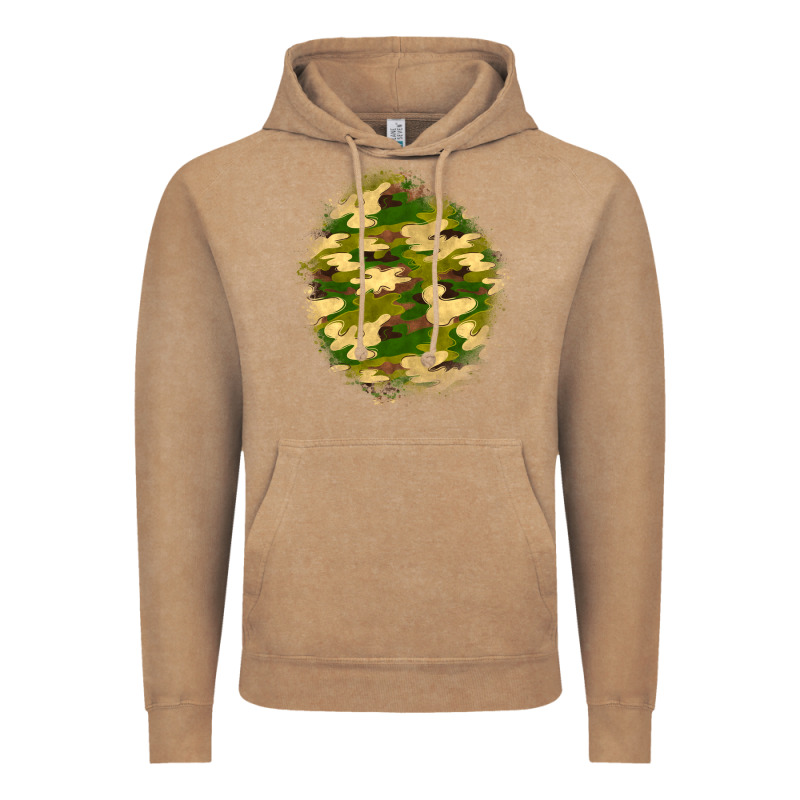 Camouflage Patch Vintage Hoodie by BundleAndBundleShop | Teevron