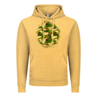 Vintage Mustard camouflage patch Vintage Hoodie - BundleAndBundleShop