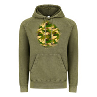 Vintage Olive camouflage patch Vintage Hoodie - BundleAndBundleShop