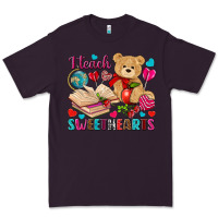 Plum I teach sweethearts Valentine's Day Premium Tee - HowdyJamesFarm
