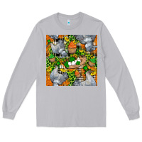 Moon Dust St. Patricks Chicken With Cupcake Leopard Long Sleeve Tee - FaDigitalArtStudio
