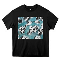 Black teal glitter and cowhide Heavy Core Tee - TumblerDesignByShophia
