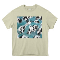 Mossy teal glitter and cowhide Heavy Core Tee - TumblerDesignByShophia