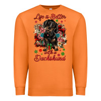 Carrot Christmas life is better with a dachshund Premium Sweatshirt - JahusDesignShop