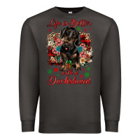 Smoke Christmas life is better with a dachshund Premium Sweatshirt - JahusDesignShop