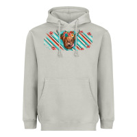 Moon Dust cow floral Heavyweight Hoodie - JahusDesignShop