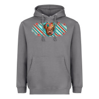 Storm cow floral Heavyweight Hoodie - JahusDesignShop