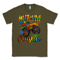 Army Green autism crusher Classic Tee - CowGirlArtShop