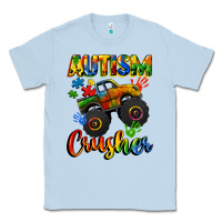Dusty Blue autism crusher Classic Tee - CowGirlArtShop