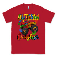 Red autism crusher Classic Tee - CowGirlArtShop