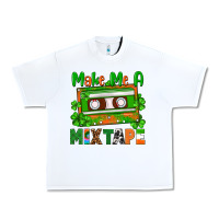 White St. Patrick's Day make me a mixtape Urban Heavy Tee - FaDigitalArtStudio